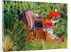 Tiger family with Thai Clothes, 2004 by E.B. Watts