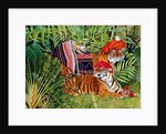 Tiger family with Thai Clothes, 2004 by E.B. Watts