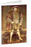 Portrait of Henry VIII by Hans Holbein the Younger