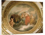 Juno in her chariot attended by two peacocks, Ceiling of the Elizabeth Saloon by Matthew Cotes Wyatt