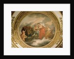 Juno in her chariot attended by two peacocks, Ceiling of the Elizabeth Saloon by Matthew Cotes Wyatt