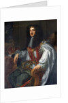 King Charles II of England in Garter Robes by Peter Lely