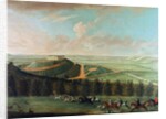 View of Belvoir Castle from the South West, with Belvoir Hunt in Full Cry, 1730 by Thomas Badeslade