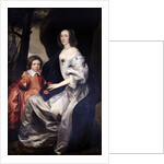 John Manners as a boy with his mother Frances, Countess of Rutland, c.1646 by Daniel Mytens