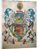 The Coat of Arms of Francis, 6th Earl of Rutland by English School