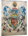 The Coat of Arms of Francis, 6th Earl of Rutland by English School