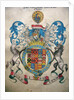 The Coat of Arms of Francis, 6th Earl of Rutland by English School