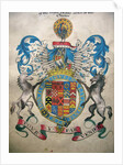 The Coat of Arms of Francis, 6th Earl of Rutland by English School