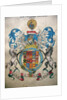 The Coat of Arms of Francis, 6th Earl of Rutland by English School