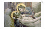 The Lamentation, detail of the Madonna and Christ, c.1305 by Giotto (c.1266-1337)