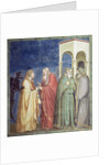 The Payment of Judas, c.1305 by Giotto (c.1266-1337)
