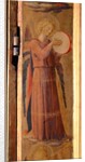 Angel Playing a Tambourine, detail from the Linaiuoli Triptych, 1433 by Fra (c.1387-1455) Angelico