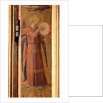 Angel Playing a Tambourine, detail from the Linaiuoli Triptych, 1433 by Fra (c.1387-1455) Angelico