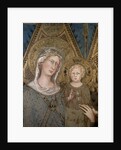 Maesta, detail of the Madonna and Child, 1315 by Simone Martini