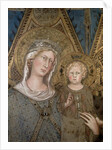 Maesta, detail of the Madonna and Child, 1315 by Simone Martini