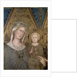 Maesta, detail of the Madonna and Child, 1315 by Simone Martini
