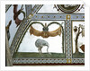 The 'Camera con Fregio di Amorini' detail of an ostrich, 1520's by Giulio Romano