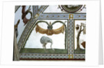 The 'Camera con Fregio di Amorini' detail of an ostrich, 1520's by Giulio Romano