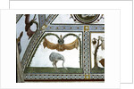 The 'Camera con Fregio di Amorini' detail of an ostrich, 1520's by Giulio Romano