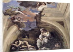 The 'Sala di Aurora' detail of an Allegory of Night, 1621 by Guercino