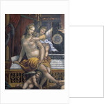 The 'Sala delle Nozze di Alessandro e Rossana' and Roxanne) detail of Roxanne seated on her bed, c.1513 by Giovanni Antonio Bazzi Sodoma