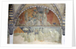 The Flood and the Subsidence of the Waters The Sacrifice and Drunkenness of Noah lunette by Paolo Uccello