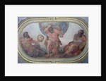 Hercules Supporting the World Flanked by Euclid and Ptolemy by Annibale Carracci