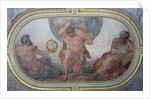 Hercules Supporting the World Flanked by Euclid and Ptolemy by Annibale Carracci