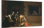 The Decapitation of St. John the Baptist, 1608 by Michelangelo Merisi da Caravaggio