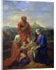 The Holy Family with St. John, St. Elizabeth and St. Joseph Praying, 1656 by Nicolas Poussin