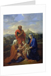 The Holy Family with St. John, St. Elizabeth and St. Joseph Praying, 1656 by Nicolas Poussin