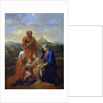The Holy Family with St. John, St. Elizabeth and St. Joseph Praying, 1656 by Nicolas Poussin