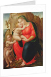 Madonna with Child and St John in a Landscape by Francesco Granacci