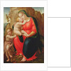 Madonna with Child and St John in a Landscape by Francesco Granacci