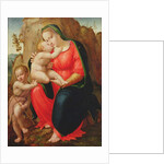 Madonna with Child and St John in a Landscape by Francesco Granacci