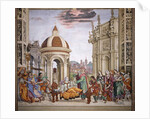 North wall of Strozzi Chapel, The raising of Drusiana by St. John the Evangelist, c.1457-1502 by Filippino Lippi