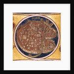 Perspective map of Rome with the monuments of antiquity, 1414 by Taddeo di Bartolo