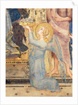 Maesta: Angel Offering Flowers to the Virgin, 1315 by Simone Martini