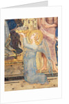 Maesta: Angel Offering Flowers to the Virgin, 1315 by Simone Martini