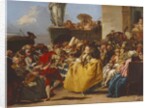 The Minuet or Carnival Scene by Giandomenico Tiepolo