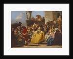 The Minuet or Carnival Scene by Giandomenico Tiepolo