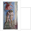 Adam and Eve hunt out of Heaven. by Tommaso Masaccio