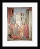St. Peter Distributing the Common Goods of the Church and the Death of Ananias, c.1427 by Tommaso Masaccio