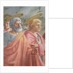 Tribute Money: St Peter commanded by Christ to catch a fish, also St. John the Evangelist, c.1427 by Tommaso Masaccio