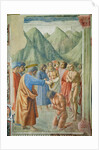 St. Peter Baptising the Neophytes, c.1427 by Tommaso Masaccio