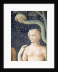 The Temptation of Adam and Eve, c.1427 62320e: Detail of The Temptation of Adam and Eve, c.1427 by Tommaso Masolino da Panicale