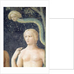 The Temptation of Adam and Eve, c.1427 62320e: Detail of The Temptation of Adam and Eve, c.1427 by Tommaso Masolino da Panicale