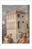 St. Peter Distributing the Common Goods of the Church, and the Death of Ananias,, c.1427 by Tommaso Masaccio