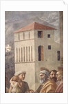 St. Peter Distributing the Common Goods of the Church, and the Death of Ananias,, c.1427 by Tommaso Masaccio
