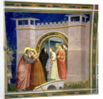 The Meeting at the Golden Gate, c.1305 Gate in Jerusalem, c.1305 by Giotto